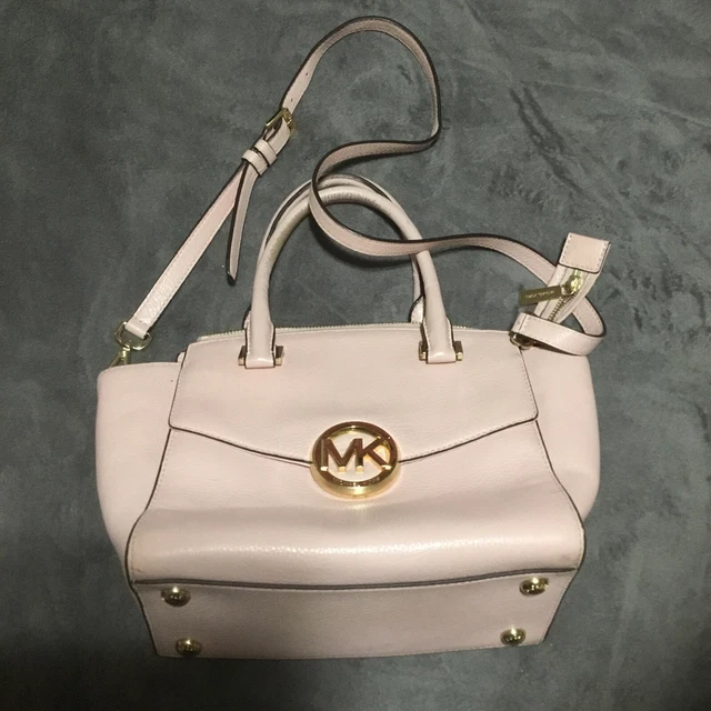 Michael Kors Hudson Satchel Bag Blush Pink