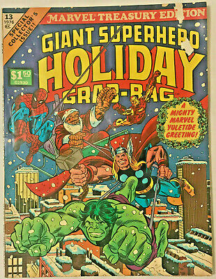 Marvel Treasury Edition#13 Fn/Vf 1976 Holiday Grab-Bag Bronze Age Comics