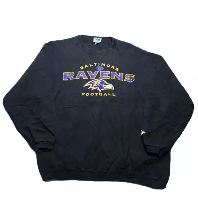 Vintage Lee Sport Sweatshirt Baltimore Ravens NFL USA Football Jumper Size Large