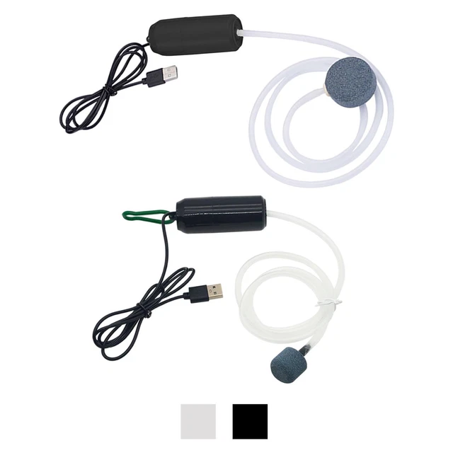 Pompe à Air USB Pour Aquarium Et Seau à Appât – Rechargeable – 2 Sorties – CY-102