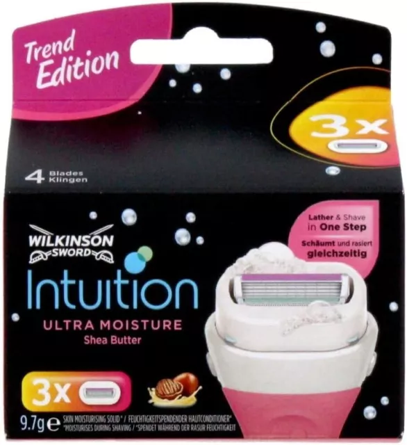 WILKINSON SWORD Intuition Blades 3 inches Ultra Moisture