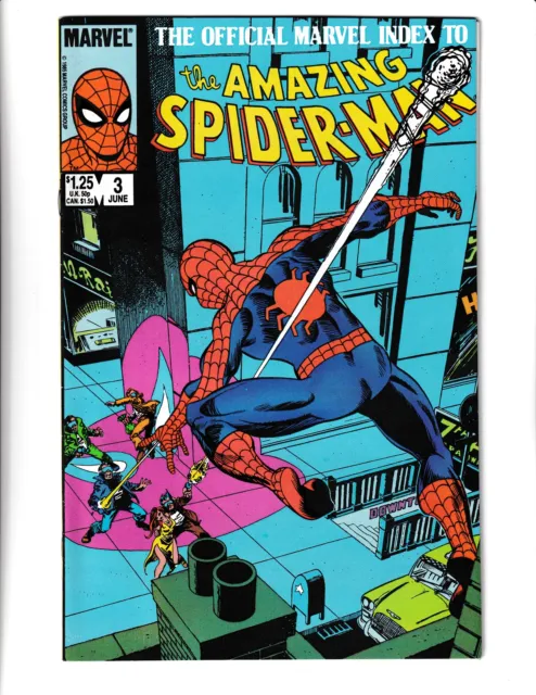 Official Marvel Index to the Amazing Spider-Man #3 (1985) Marvel Comics