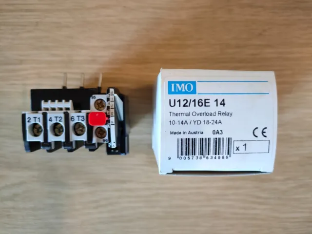 IMO Thermal Overload Relay 10-14A U12/16E 14 For IMO Contactors Starters