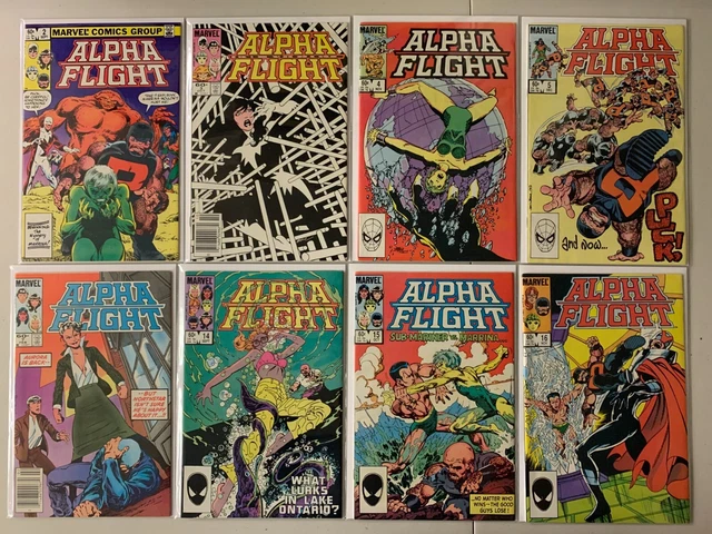 Alpha Flight comics lot #2-49 37 diff avg 6.0 (1983-87)