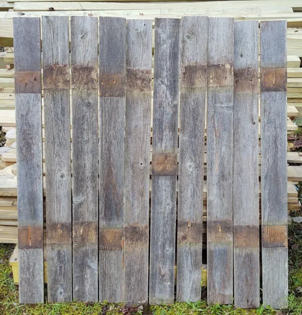 44" Reclaimed Cedar Wood 10 Fence Boards Rustic Projects Wall Accents Crafts 2