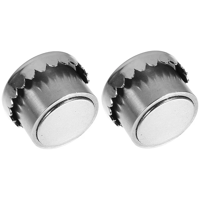 2 piezas Soporte de jabón magnético de acero inoxidable soporte de jabón montado en pared