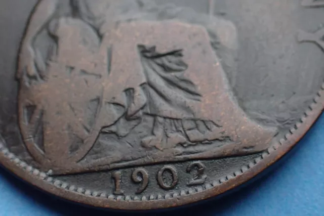 1902 Low Tide Penny, Edward VII, as shown.