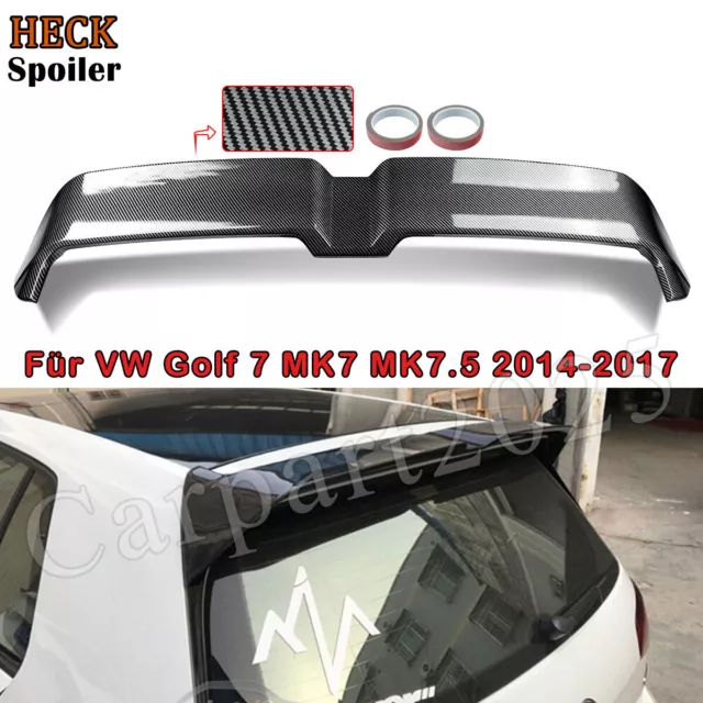 Dachspoiler Carbon Optik Für VW Golf 7 VII MK7 MK7.5 Heckspoiler OTG Style 14-17