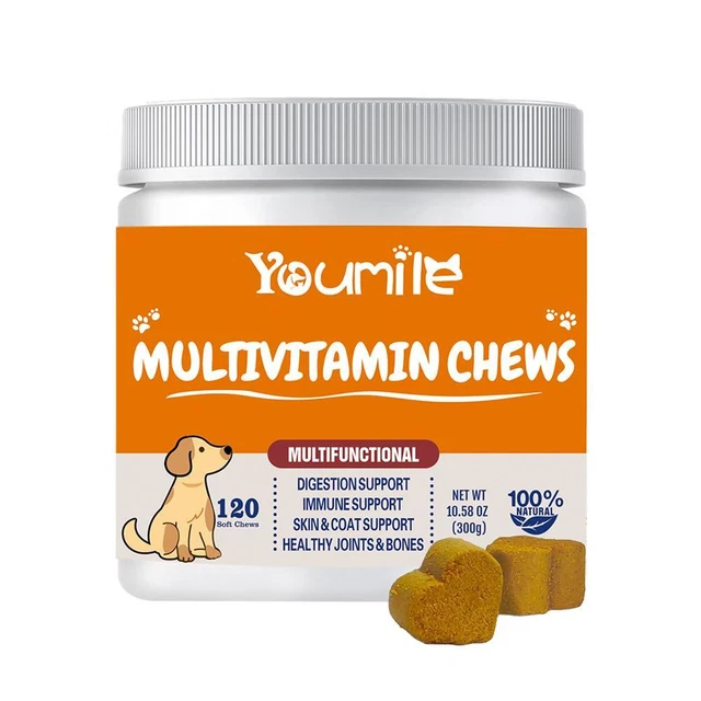 PET VITAMINS MULTI PURPOSE Supplements For Dog Skin And Joint Health 