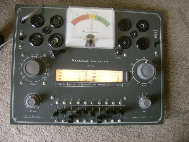 vintage Heathkit TC-2 Tube Checker Tester