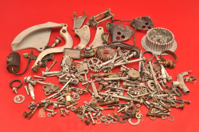 2013 09-16 Kawasaki KX250F Engine Body Nuts Bolts Mounts Clutch Hub Frame Guard