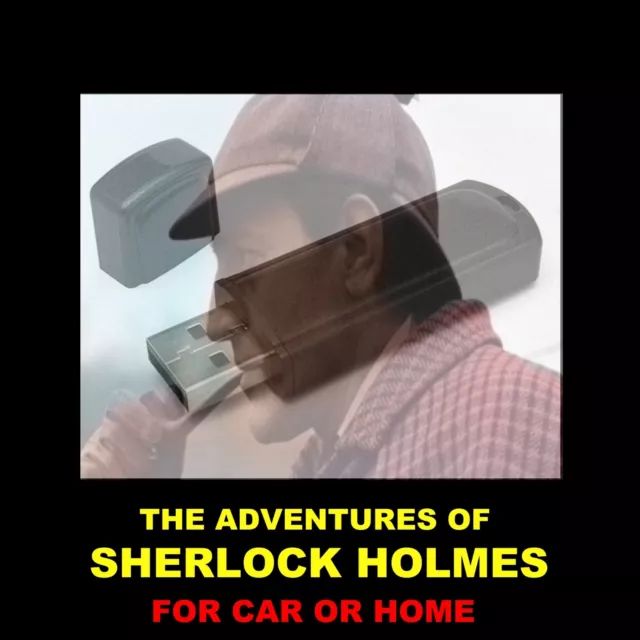 Sherlock Holmes Flash Drive. 352 Old-Time Radio Shows On A Usb Flash Drive!