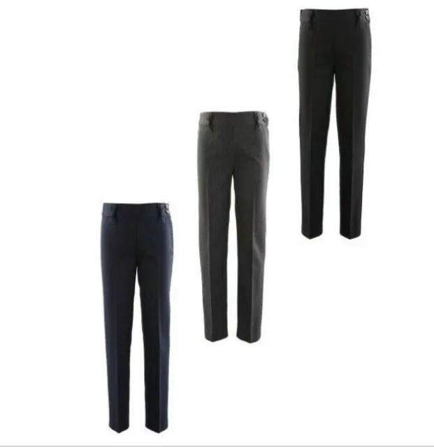 8 - 9 years School Uniform Dark Navy Blue Trousers Girls Narrow Leg BNWT