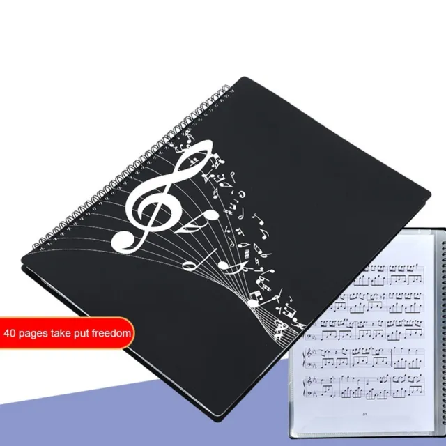 Piano composition music collection ABS folder paper loop closure