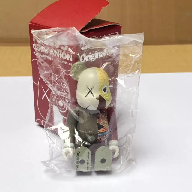 KAWS companion Original Fake Bearbrick Dissected 100% 2008