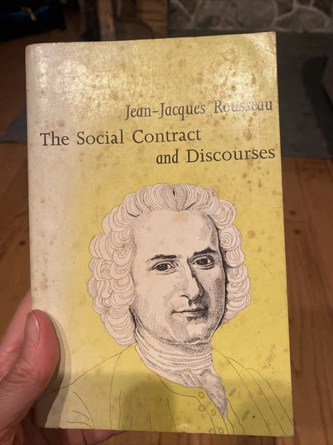 JEAN-JACQUES ROUSSEAU THE Social Contract And Discourses 1973 VTG EUR ...