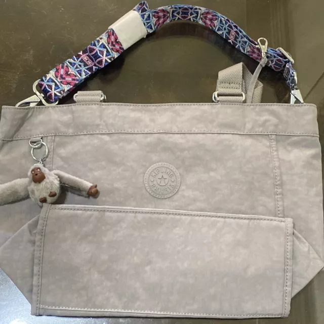 KIPLING CROSSBODY BAG- Grey. New Without Tags $29.99 - PicClick