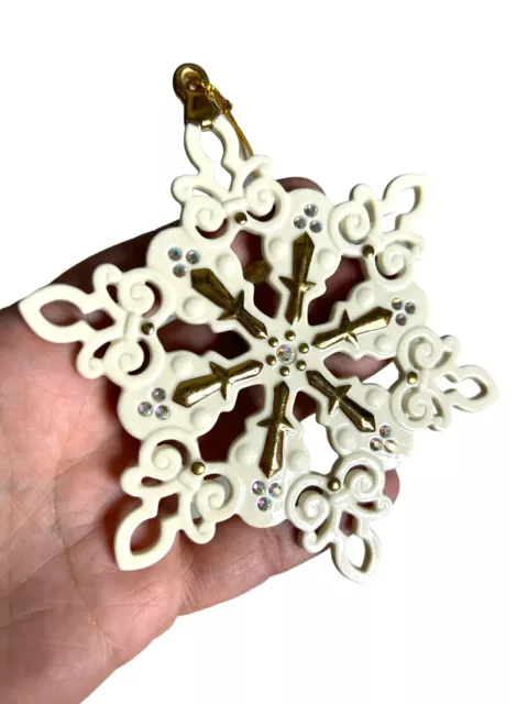 Lenox Annual 2004 Snow Fantasies Snowflake Porcelain Christmas Ornament