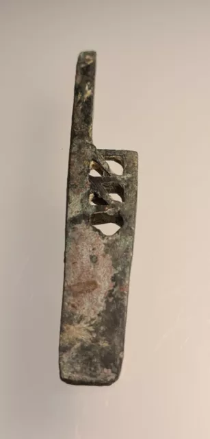 ANCIENT ROMAN BRONZE KEY LOCK BOLT. 1st-3rd. CENTURY AD.