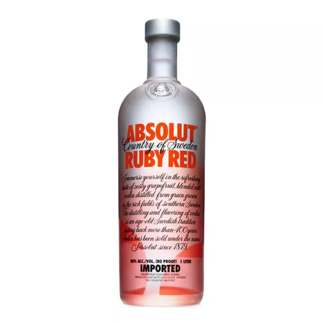 VODKA ABSOLUT RUBY RED 1LT (1 pz)