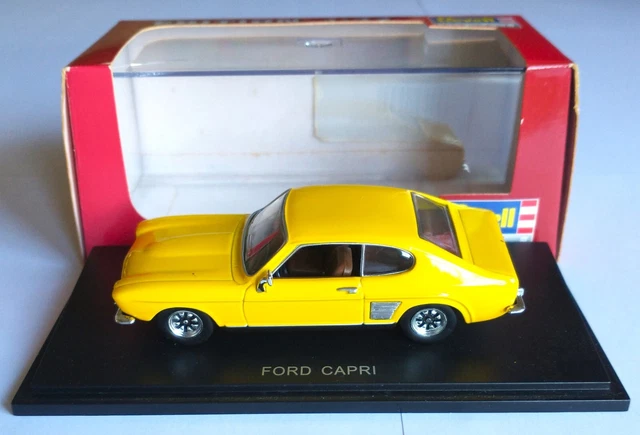 Miniature Solido Série 100 N°190 Ford Capri Rallye Jaune - Avec Boîte D'Origine - Occasion