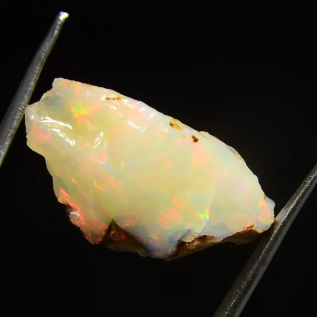 Éthiopien Feu Opale Naturel Jeu De Couleur Spécimen 100% Pierre Précieuse 8.90Ct 3