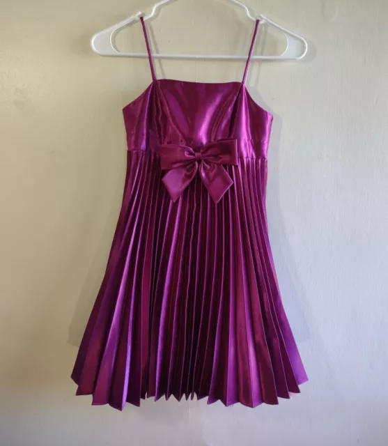 Jessica McClintock Girl's Party Dress Size 7  Plum Special Occasion