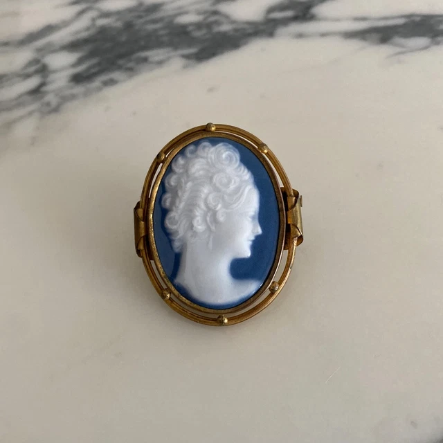 Broche Ancienne émaillée Début XXe Siècle - Motif Oiseau Et Ville De Lens, Occasion