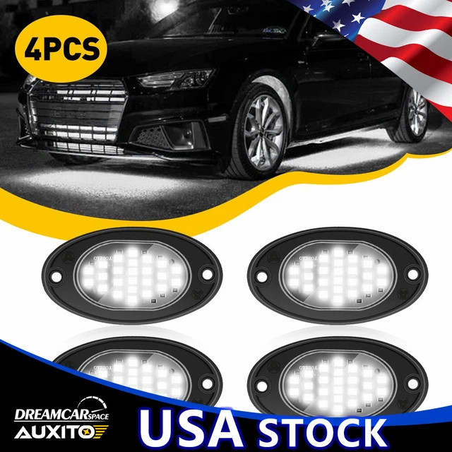 12 X FEUX de roche LED RGB soubassement trail rig lampe lumineuse tout