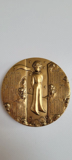FRANCE MÉDAILLE - médaille calendrier tirage uniface 2001 par Mayot MDP