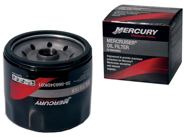 Mercury Mercruiser OEM Engine Oil Filter 35-866340K01 V8, 4 Cylinder GM