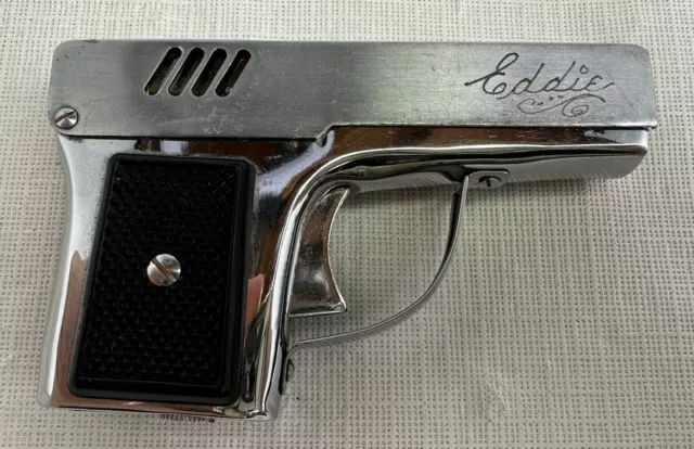 Vintage Aurora 45 Butane Gas Gun Shaped Cigarette Lighter Made In Japan Eddie 3