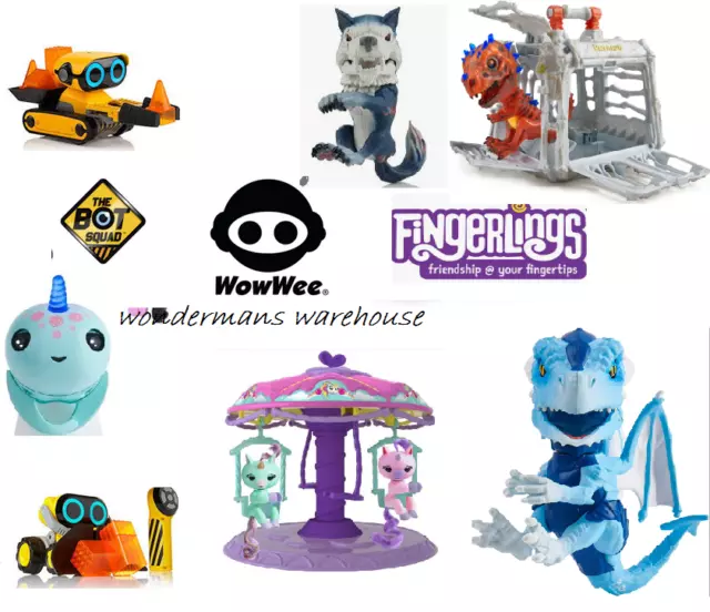 WOWWEE FINGERLINGS /ROBOT/ The Bot Squad Toys - Brand New & Boxed