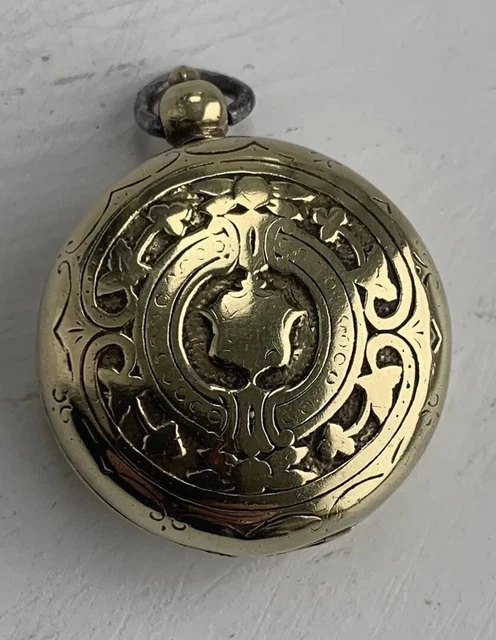 Antique Brass Sovereign Holder. Edward Vii