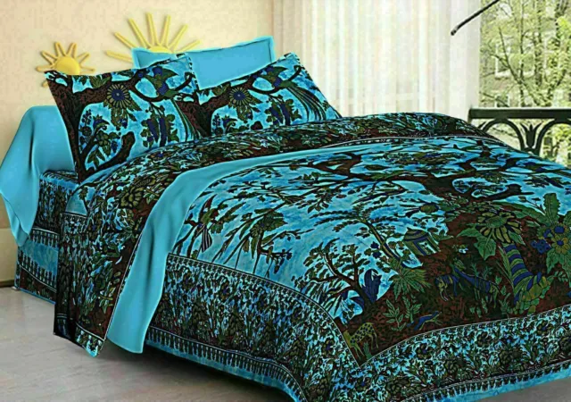 Indisches Mandala Steppdecke Bettwäsche Doppel Baumwolle Größe Doona Bett Decke