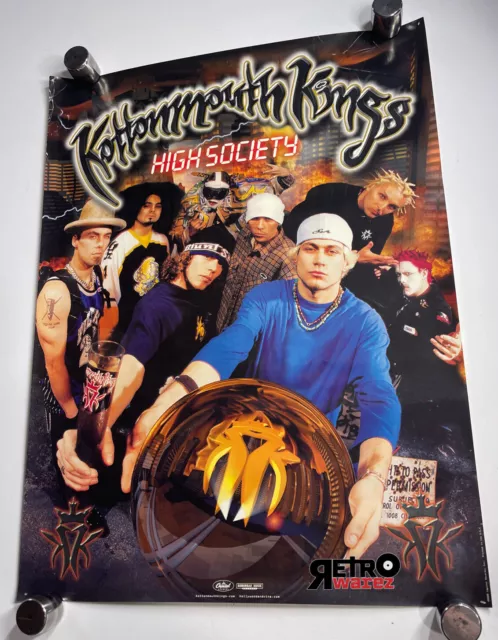 Kottonmouth Kings - High Society Promo Poster 18x24” KMM Johnny Richter srh dloc