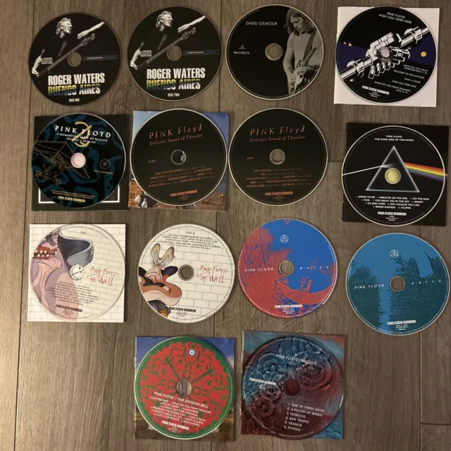 14 x PINK FLOYD, ROGER WATERS, DAVID GILMORE LIVE & STUDIO CDS DISCS ONLY