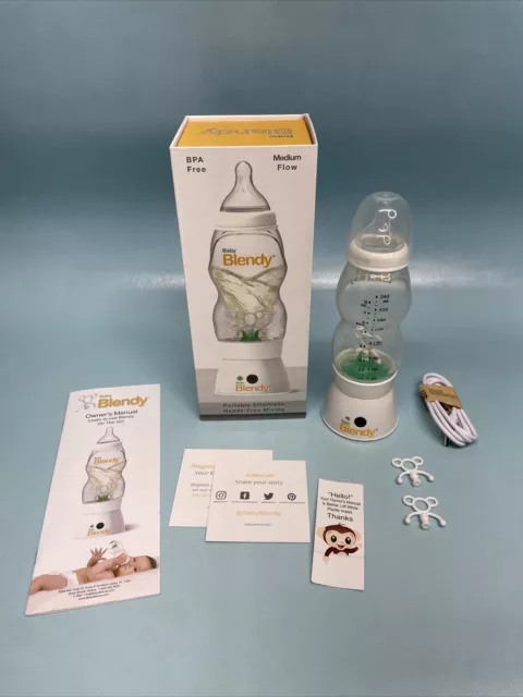 Baby Blendy Portable Milk Feeding Bottle Mixer  8oz - NEW