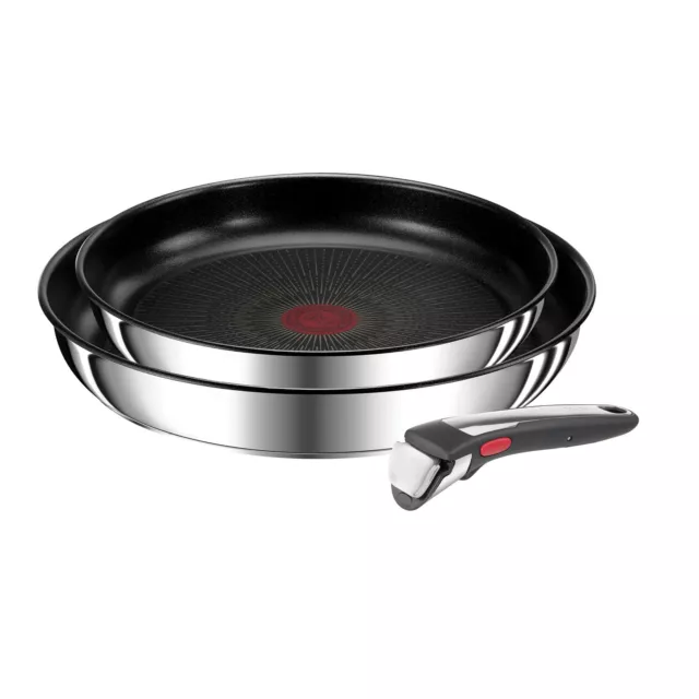 Tefal Preference On Pfannenset 22+26 cm Bratpfanne mit Premium-Griff  2-tlg Set