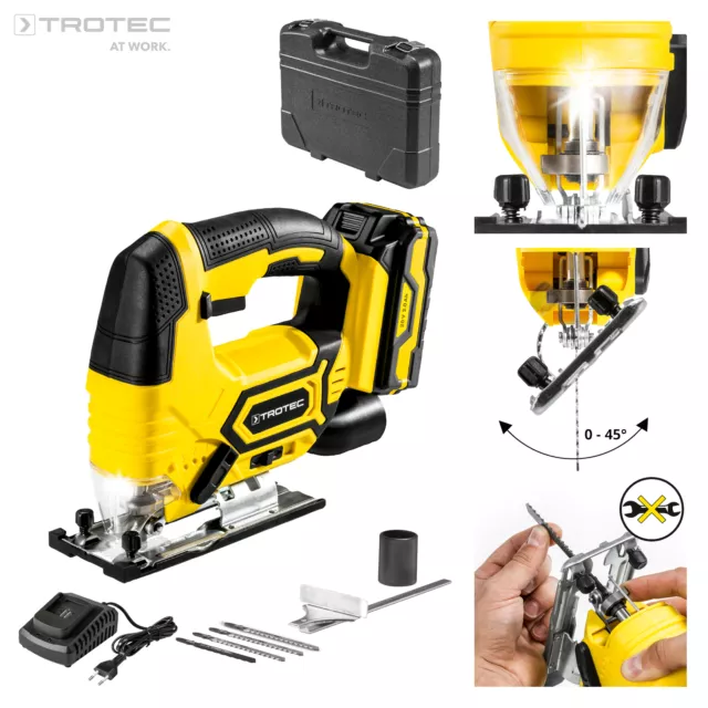 TROTEC Seghetto alternativo a batteria PJSS 11-20V