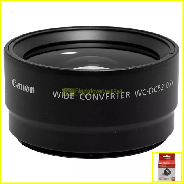 Canon WC-DC52 0.7x 52mm Wide Converter Wide angle add-on for grafts M52