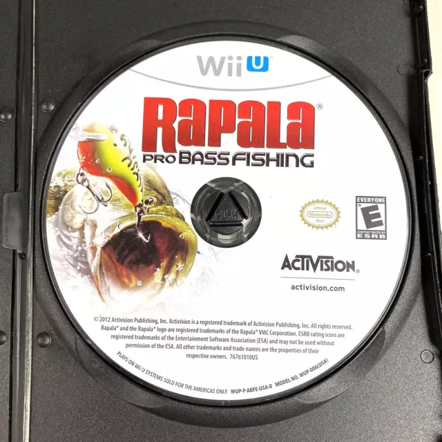 RAPALA PRO BASS Fishing (Nintendo Wii U, 2012) Complete CIB TESTED! $29.69  - PicClick