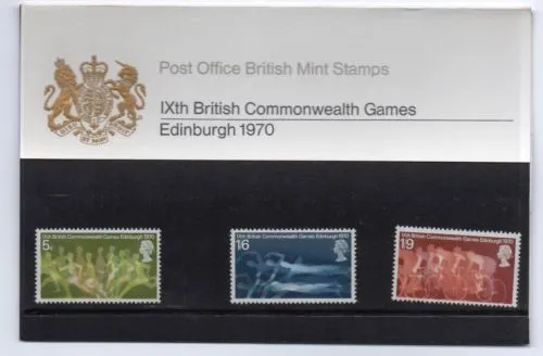 GB Presentation Pack  No. 19 COMMONWEALTH GAMES 1970