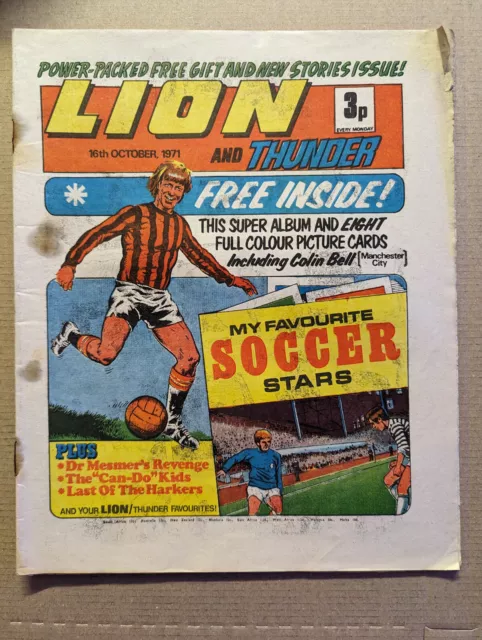 Lion and Thunder Comic 16th October 1971, FREE UK POSTAGE