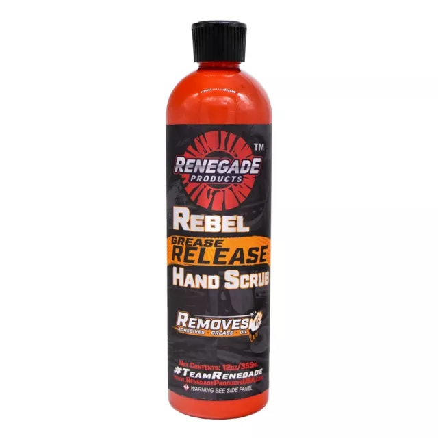 citrus scent hand cleaner rebel grease release wet or dry use scrub all natural