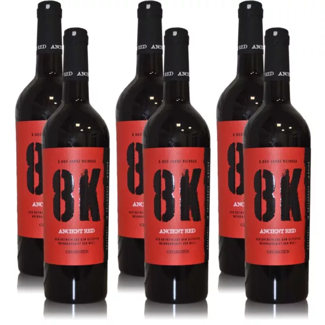 8K EUR - ANCIENT PicClick RED, trocken, DE Weinpaket (6x0,75l) 54,94 sortenreines