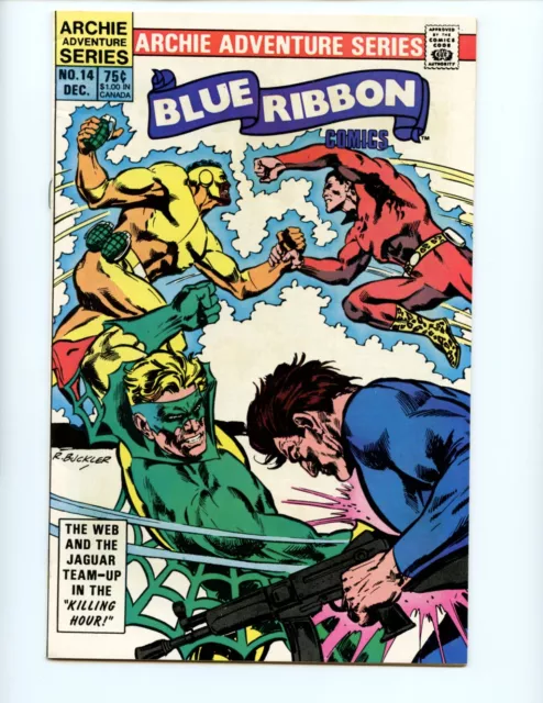 Blue Ribbon Comics #14 Comic Book 1984 VF/NM Rich Buckler Archie Web
