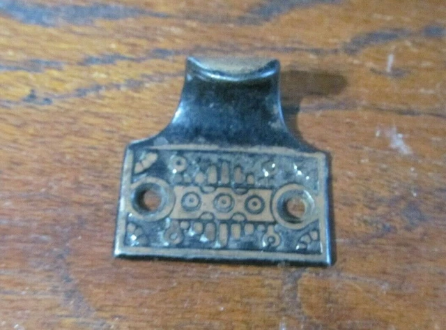 Antique Original Victorian Eastlake Cast Iron Window Sash Lift Utility Pull