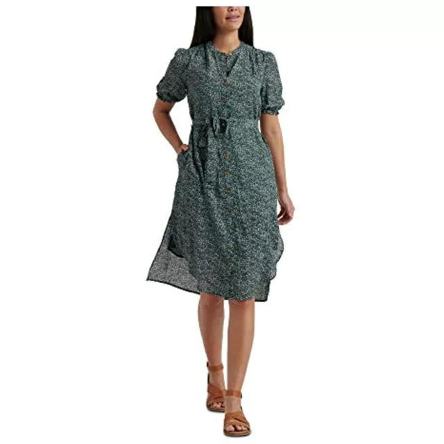 MSRP $129 Lucky Brand Women's Dakota Dress Green Size XS