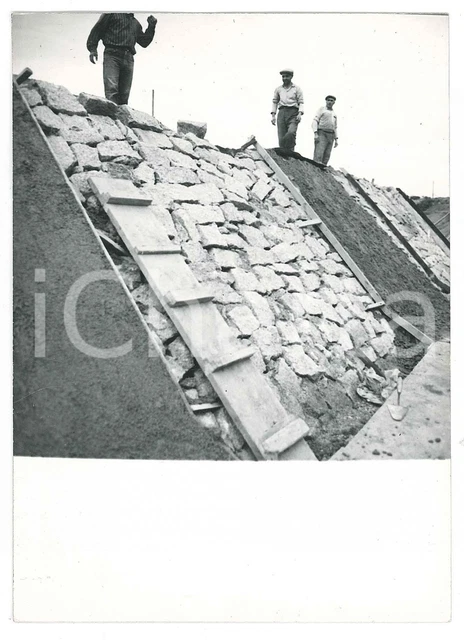 1965 ca SARDEGNA GALLURA Canale PADULE Valle - Particolare sponde *Foto 10x15